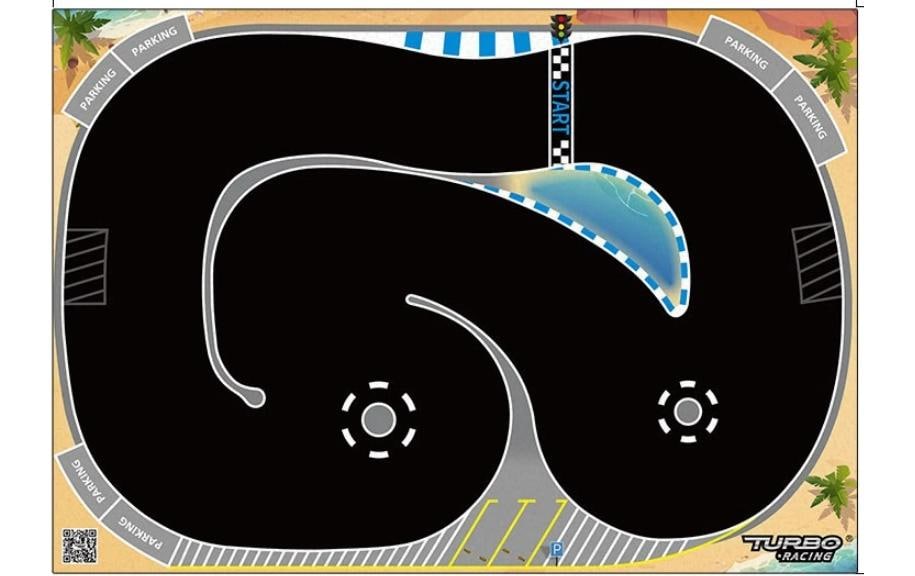 Turbo Racing Track Drift Micro Beach L 63 x 90 cm