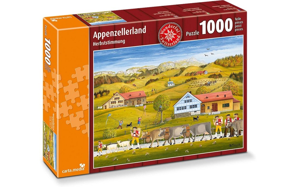 Carta.Media Puzzle Pays d'Appenzell Ambiance automnale