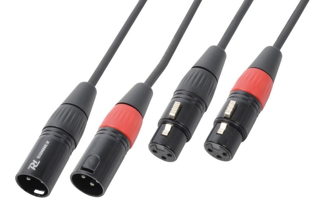 PD Connex CX60-3 XLR 3 pôles, mâle - XLR 3 pôles, femelle 3 m