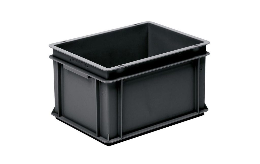 Utz Boîte empilable RAKO ESD 400 x 300 x 220 Noir