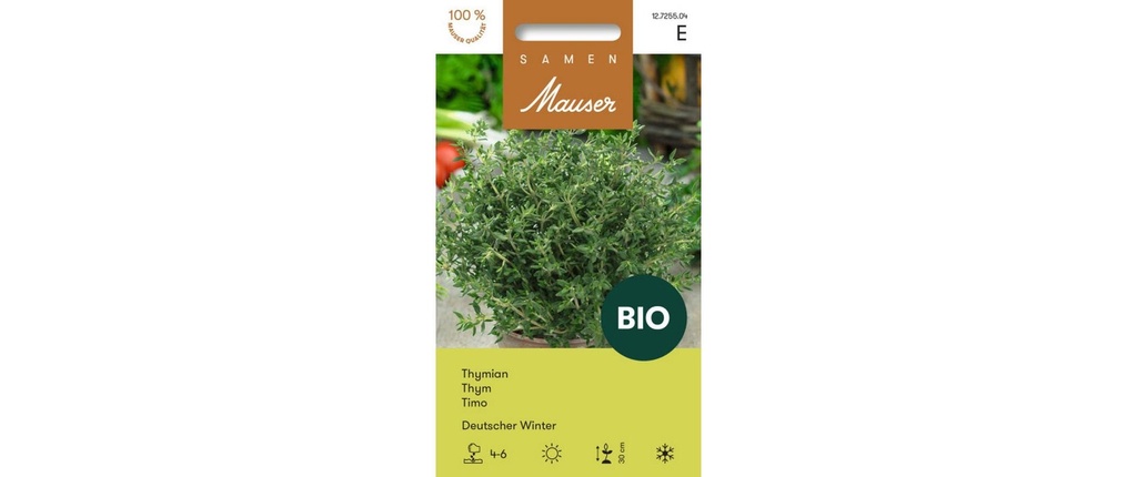 Samen Mauser Semence Thym d'hiver allemand BIO