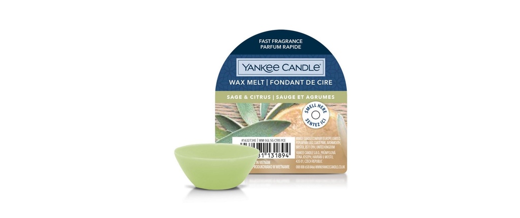 Yankee Candle Signature Plaquettes de cire parfumées Sage & Citrus