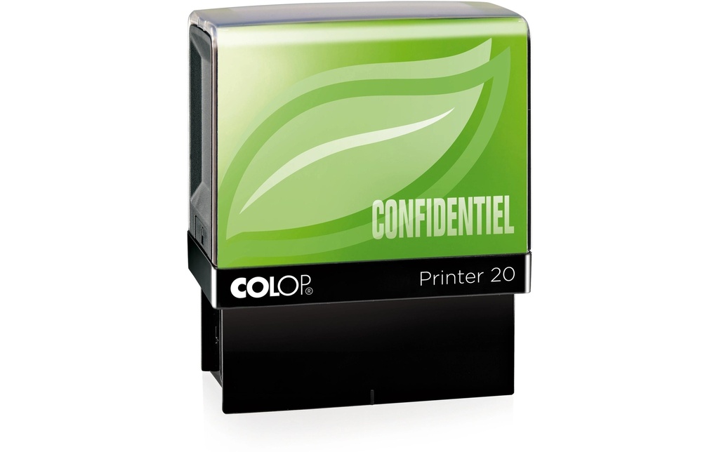 Colop Tampons dateurs et de mots Green Line «CONFICENTIEL», Rouge