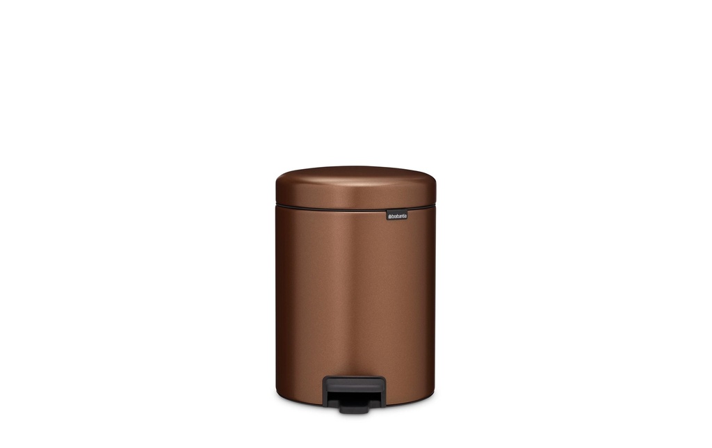 Brabantia Poubelle cosmétique NewIcon 5 l, Warm Bronze