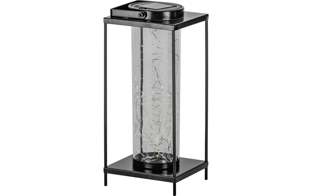 EGLO Leuchten Éclairage de jardin Lampe de table solaire Lanterne Noir