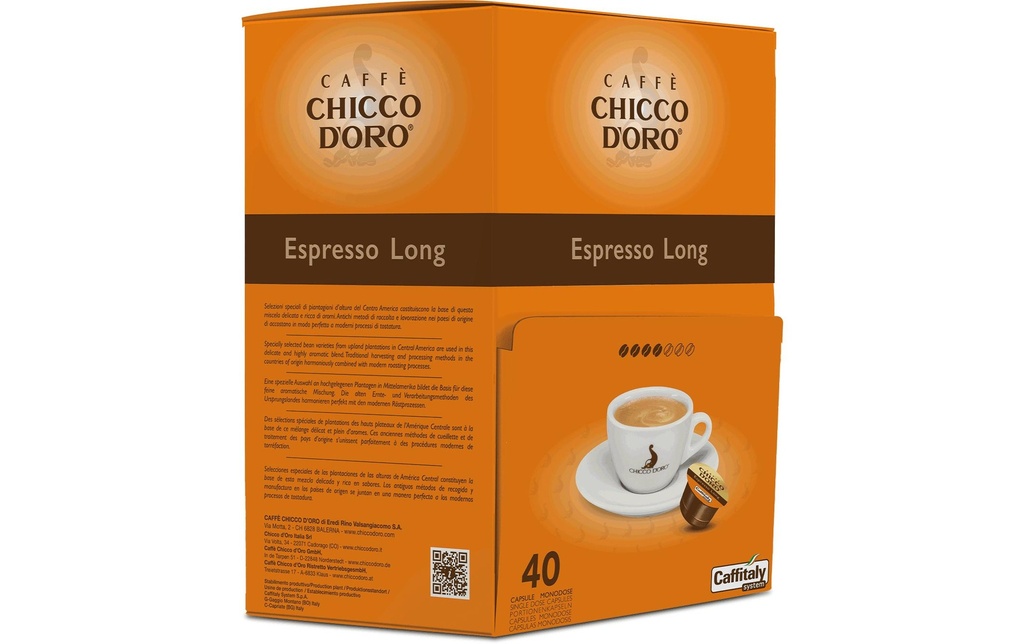CHICCO D'ORO Capsule café Espresso Long (40 pces)