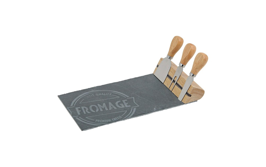 G. Wurm Plateau à fromage avec 3 couverts 4 pièces