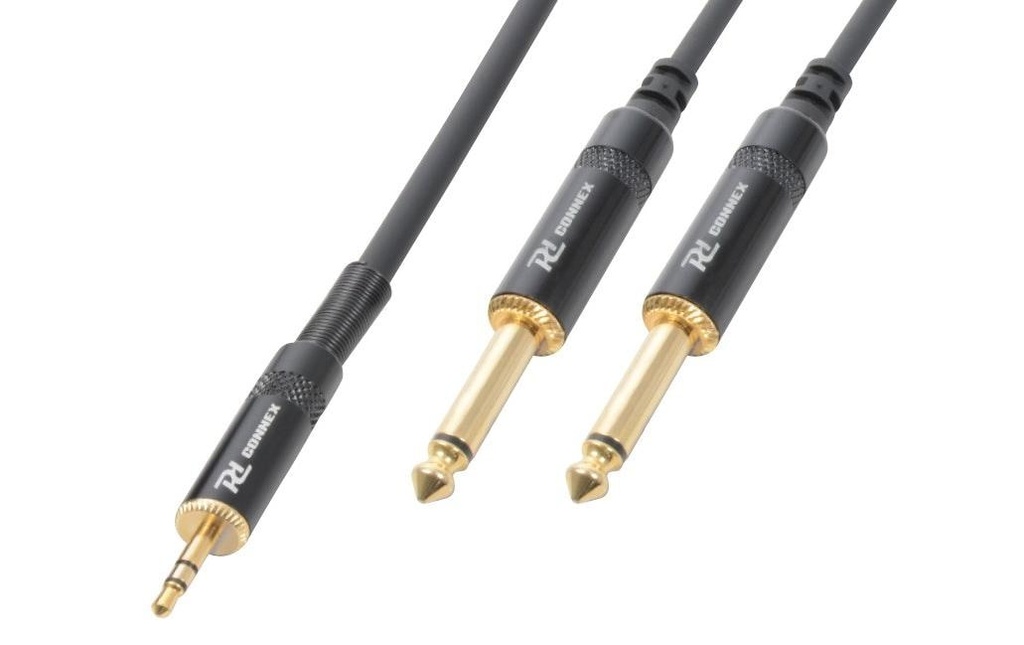 PD Connex Câble audio CX86-1 jack 3.5 mm - jack 6.3 mm 1.5 m