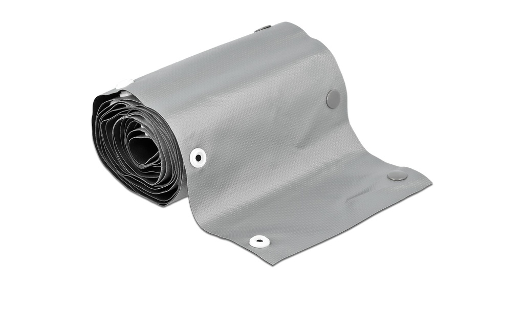 Delock Gaine de câble 2 m x 30 mm, Fermeture à bouton Gris