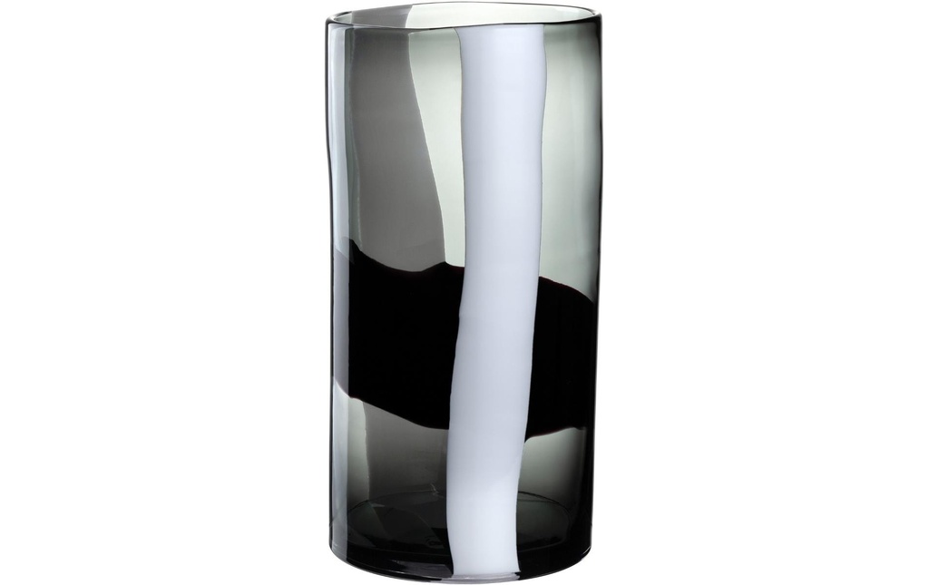 Leonardo Vase Banda Nera 40 cm, Noir