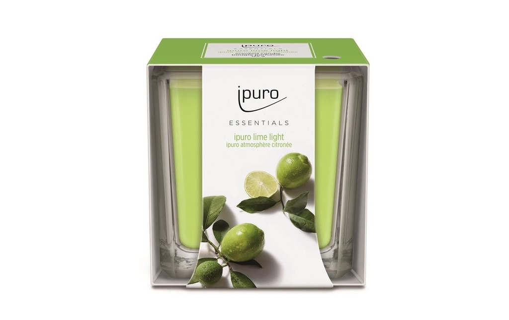 ipuro Bougie parfumée Lime Light 125 g