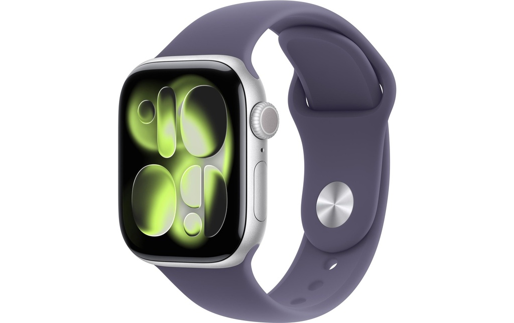 Apple Watch Series 11 42 mm LTE Silver Alu Purple Fog Sport M/L