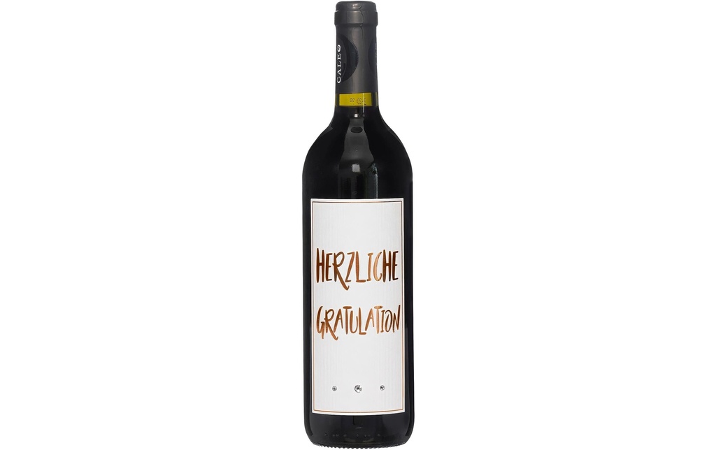 Dreams and Fantasy Idea regalo Vin rouge Félicitations Cuivre, 750 ml