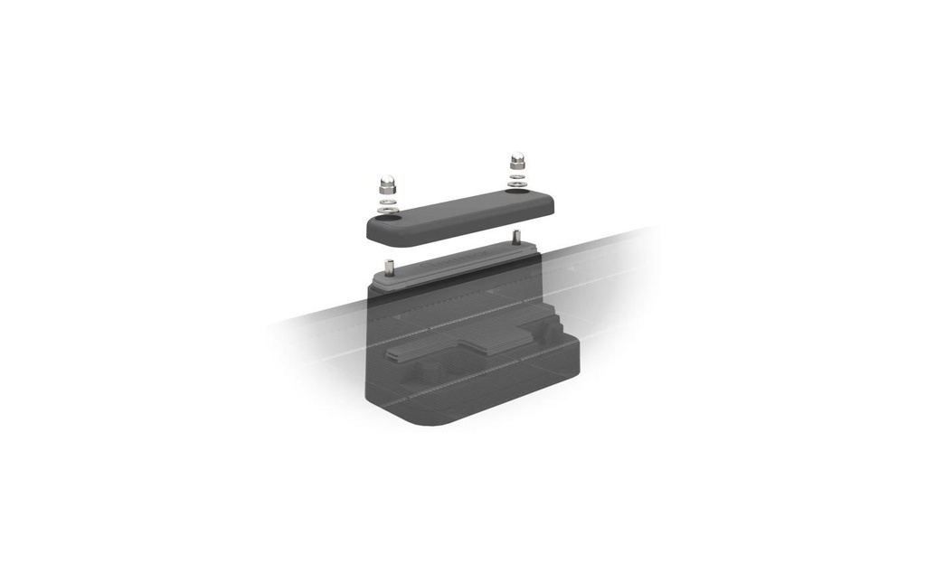 UNITECK Fixation longitudinale de module solaire pour cadre de 40 mm