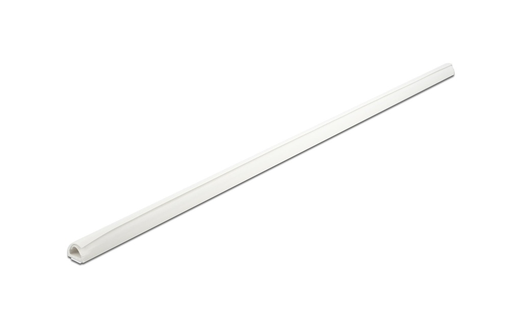Delock Goulotte auto-fermant, -adhésif 1 m x 12 mm Blanc