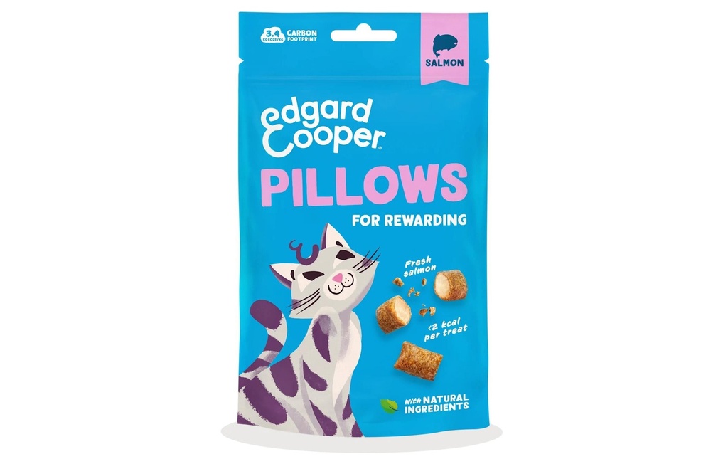 Edgard & Cooper Collation pour chat Oreillers saumon 60 g