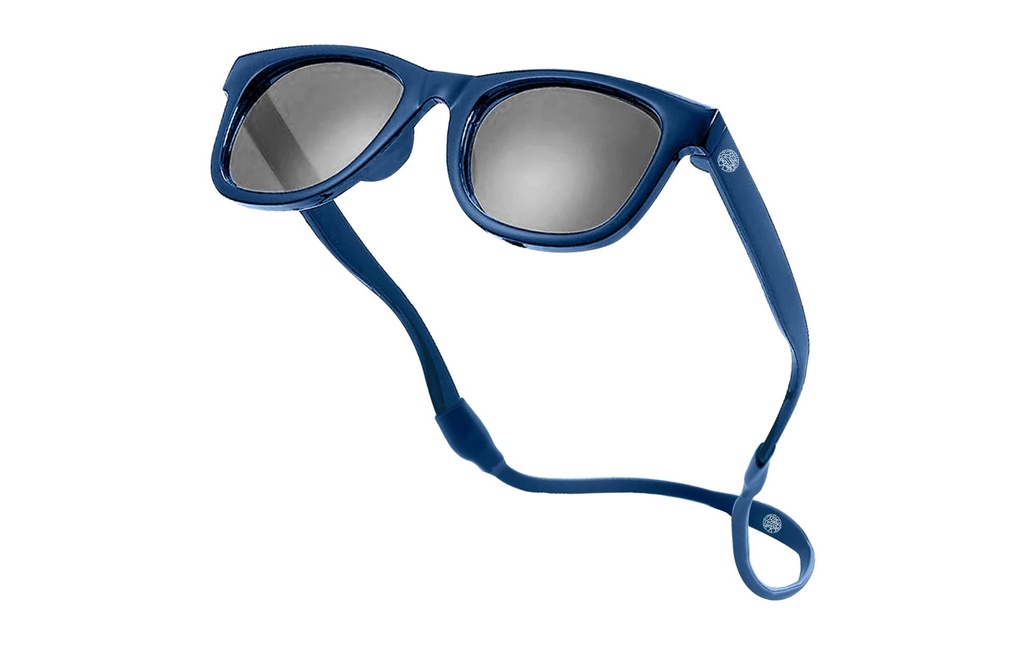 Baby Sunnies Lunettes de soleil pour bébé avec ruban Bleu
