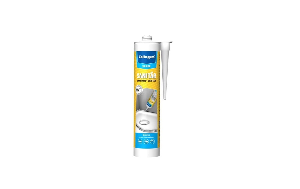 Coltogum Mastic d'étanchéité sanitaire blanc 310 ml