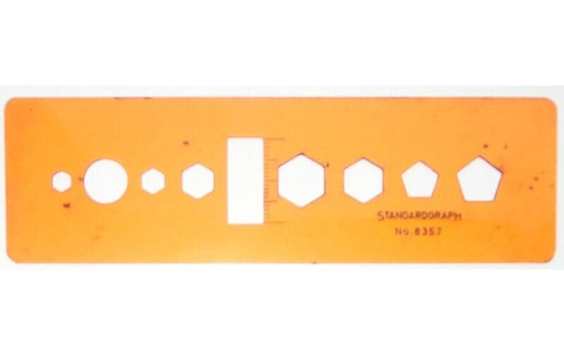 Diverse Pochoir de chimie graphique standard 8357