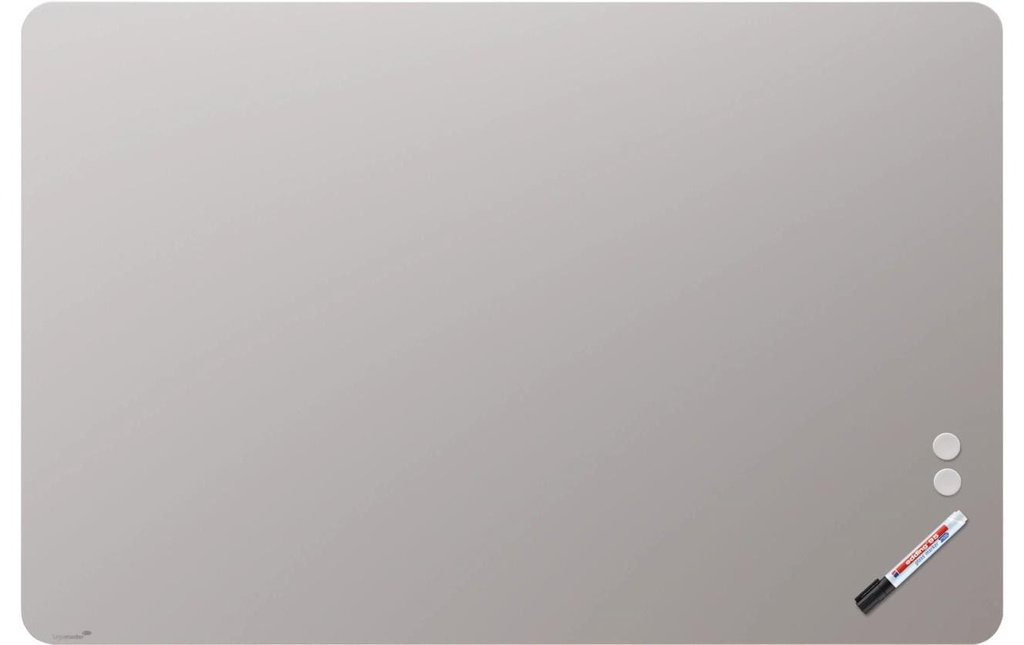 LEGAMASTER Glasboard 100x150cm Warm Grey