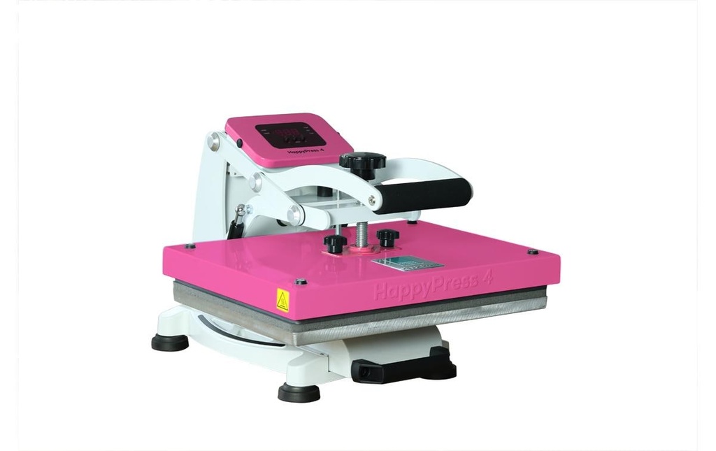 Happy Fabric Presse de transfert HappyPress 4, A4 Rose, Auto-open
