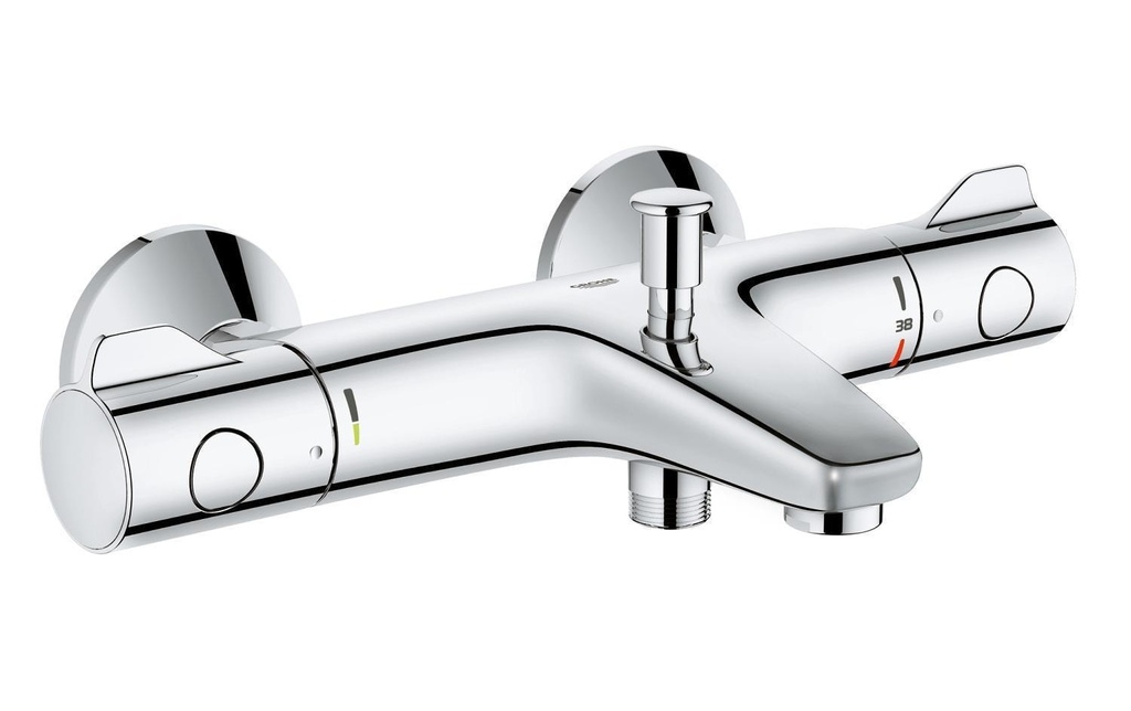 GROHE Robinetterie de baignoire Grohtherm 800 1/2, chromé