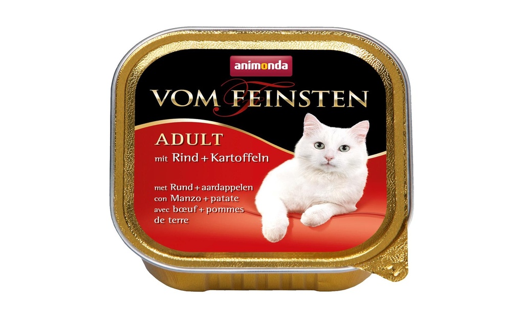 animonda Alimentation humide Vom Feinsten Adulte Boeuf et pommes de terre, 100 g