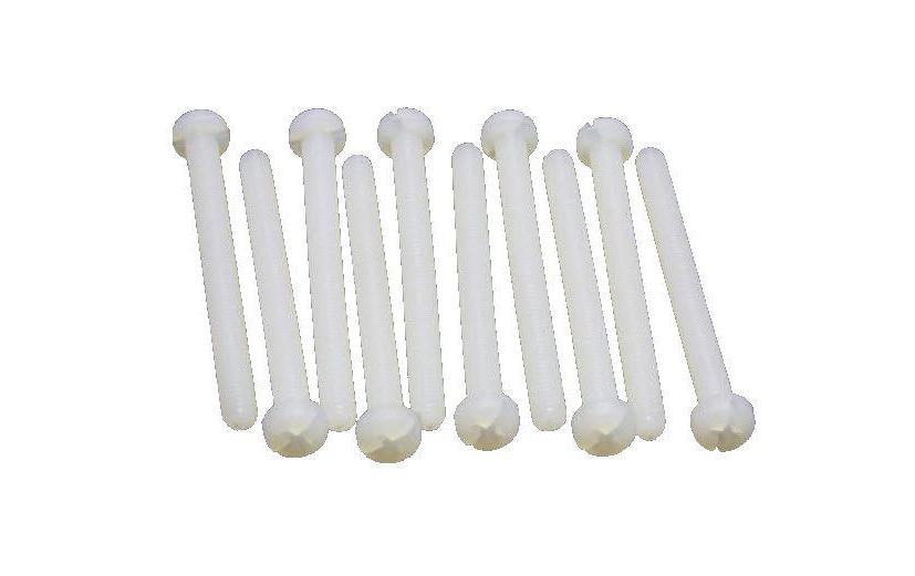 EP Vis à tête cylindrique plate M3x6 mm nylon