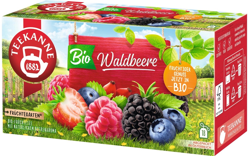 Teekanne Sachet de thé Fruits des bois bio 18 Pièce/s