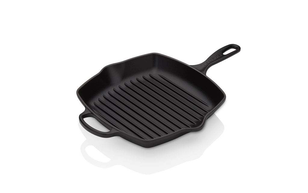 Le Creuset Poêle pour barbecue Signature 26 cm, Noir
