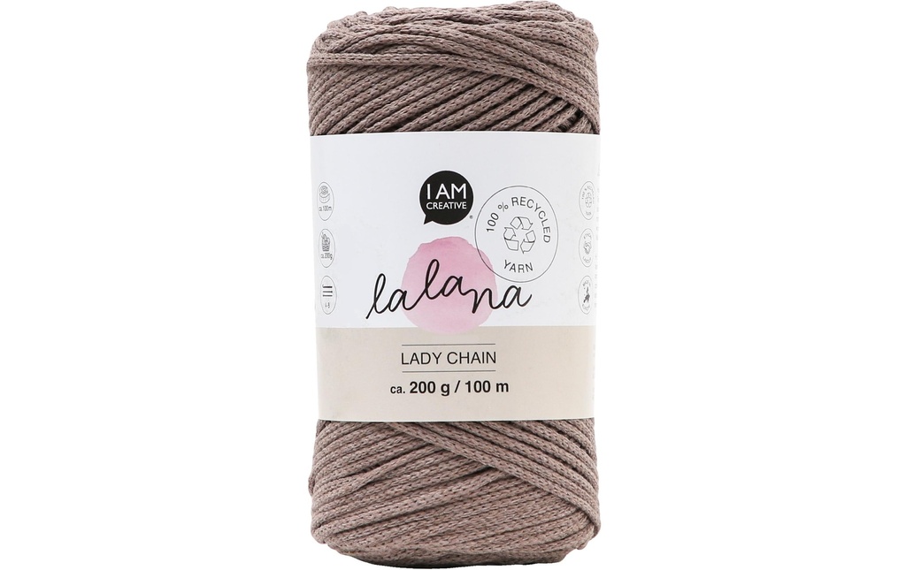 lalana Laine Lady chain 200 g, Brun