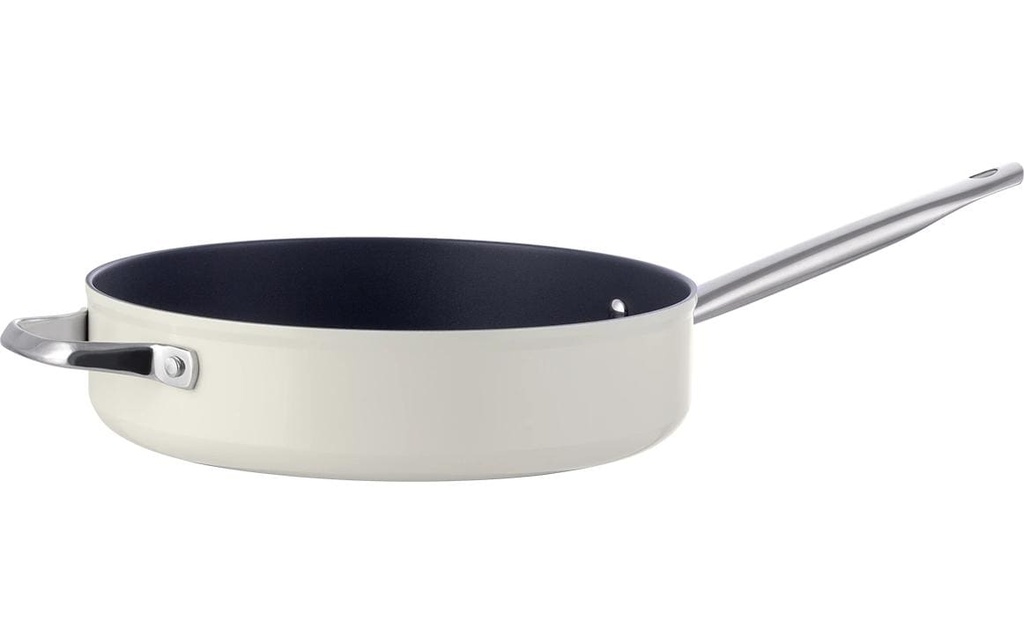 Lunasol Poêle à frire Saturne Terra Ø 28 cm, H: 7 cm Creamy