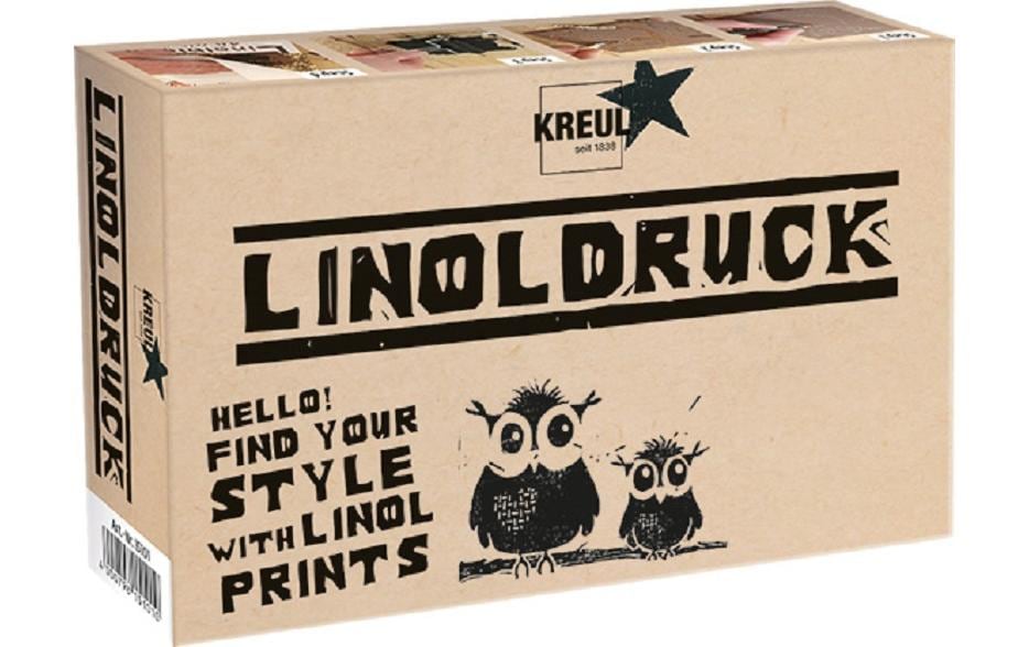 Kreul Peinture pour bricolage Kit d'impression sur linoléum 6 pièces