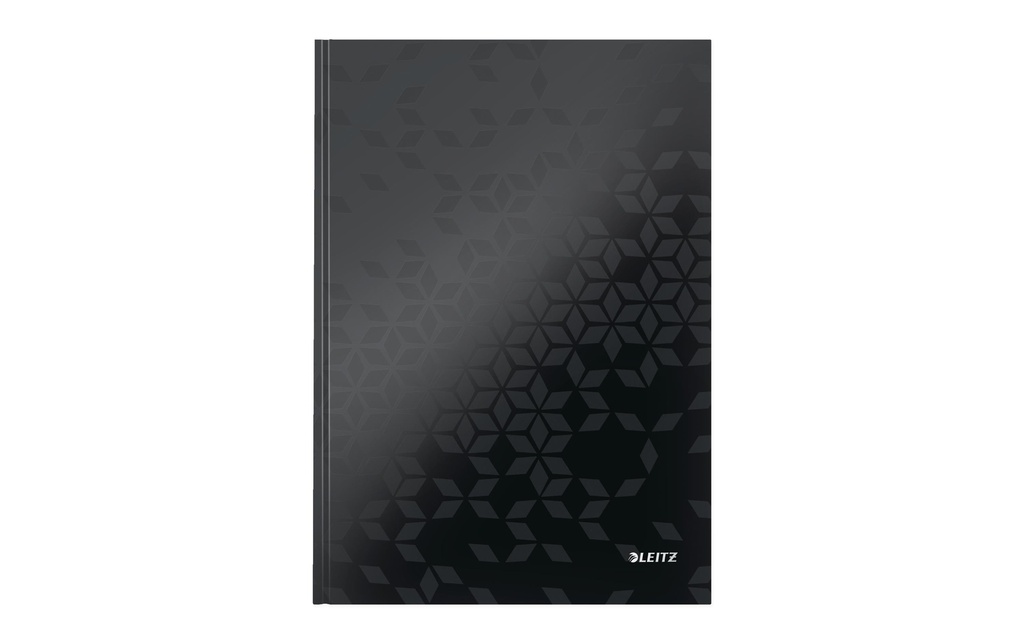 LEITZ Livre notes WOW A4 ligné noir (160 pces)