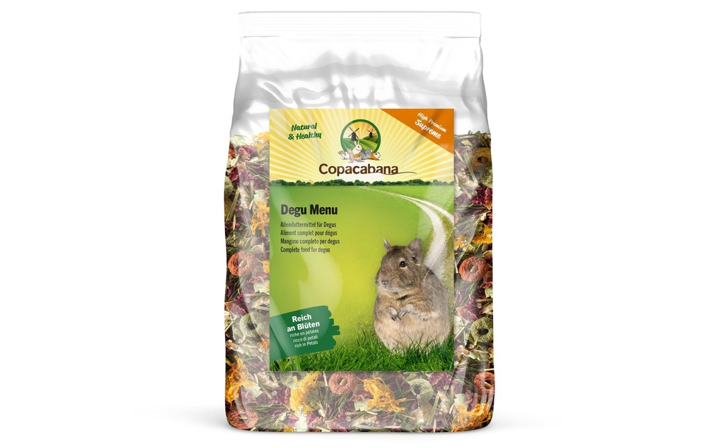 Copacabana Nourriture de base Menu Suprême Degu, 2.5 kg