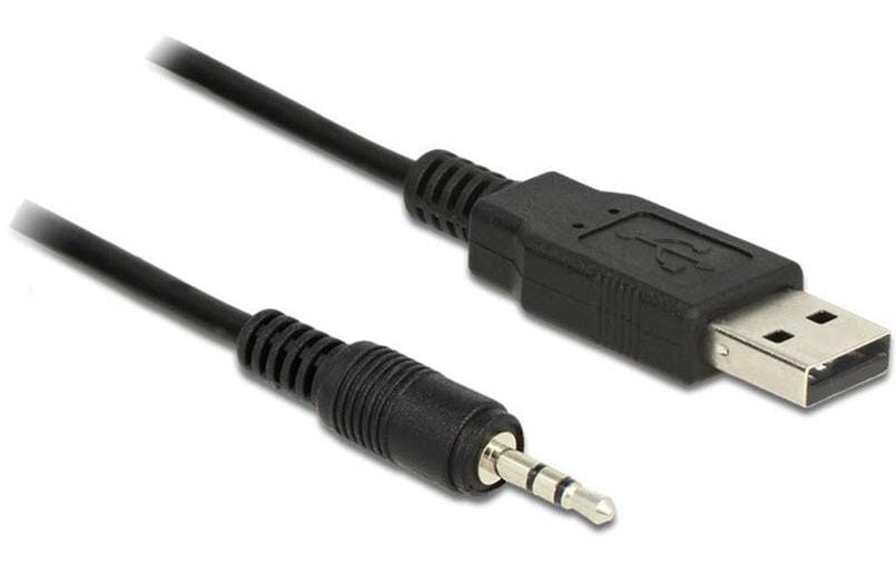 Delock Câble USB 2.0 TTL 2.5 mm 3 Pin (5 V) USB-A - Jack 1.8 m