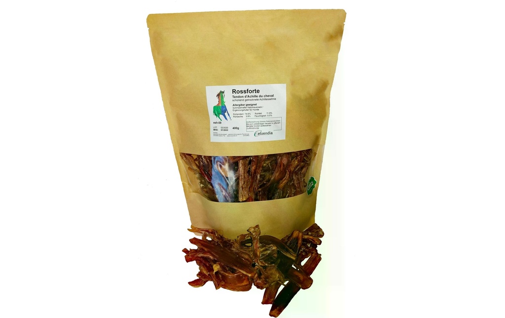 essendia Produit à mâcher  Pferdforte Tendons d'Achille pour chevaux, 400 g