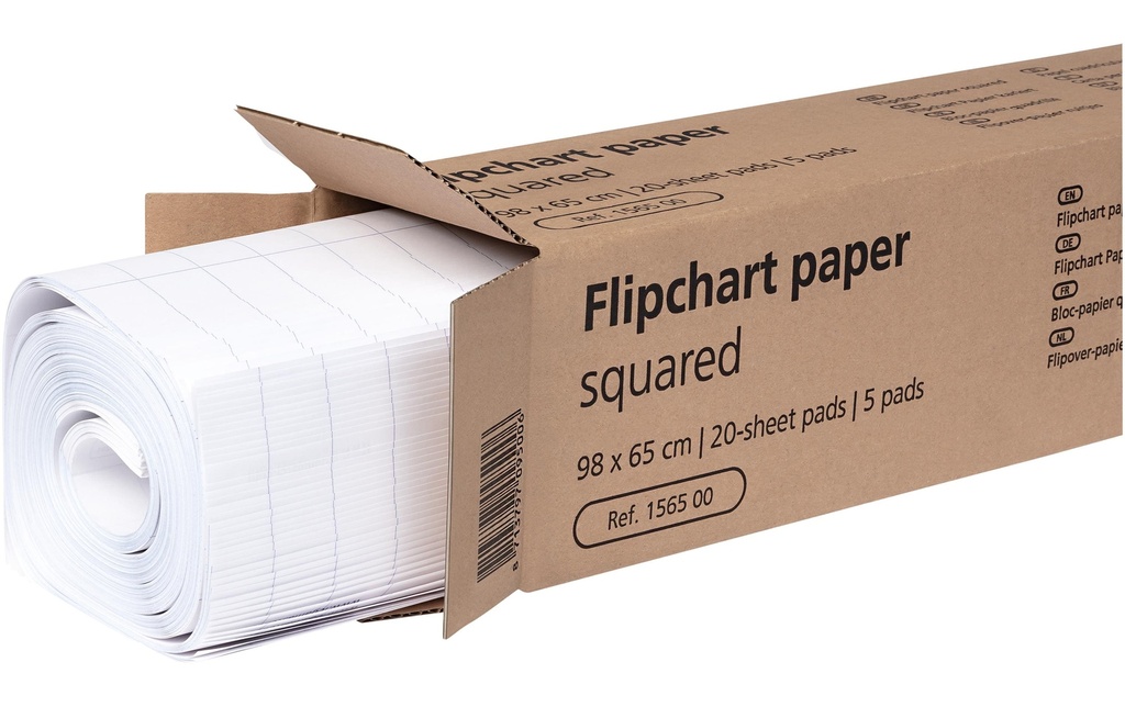 LEGAMASTER Papier pr.flipch.quadr.98x65 (5 pces)