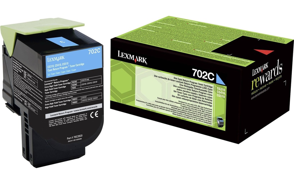Lexmark Toner 70C20C0 Cyan