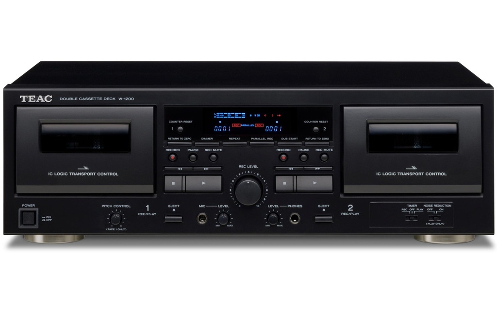 TEAC W-1200-B Noir