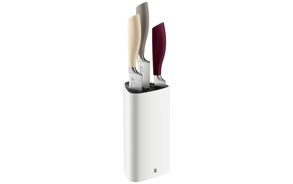 WMF Kits de bloc de couteaux avec couteaux Elements Joy 4 pièces, Blanc