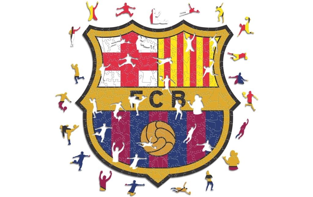Iconic Puzzle Puzzle en bois FC Barcelona – Logo