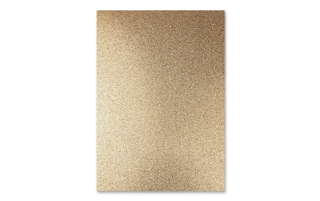 URSUS Boîte à paillettes A4, 300 g/m², 10 feuilles, Champagne