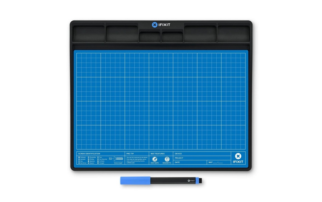 iFixit FixMat Tapis de travail multifonctionnel magnétique & ESD