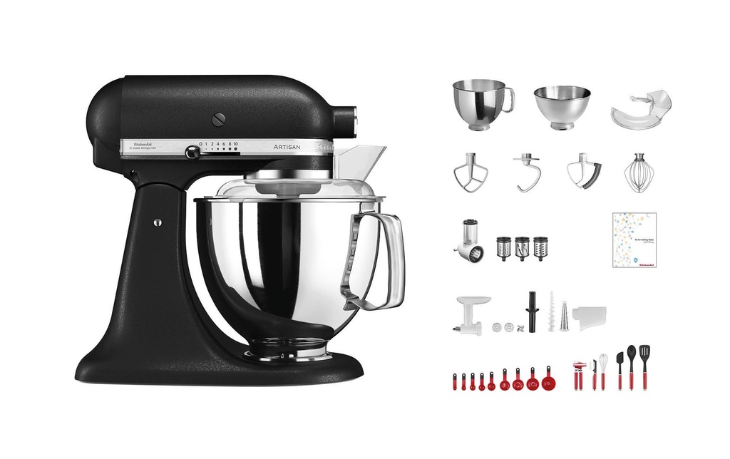 KitchenAid Robot ménager Artisan KSM200 Noir mat
