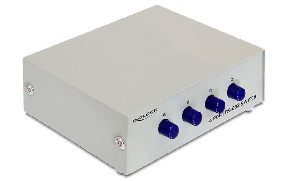 Delock Boîte de commutation DB9 RS232.4 Port