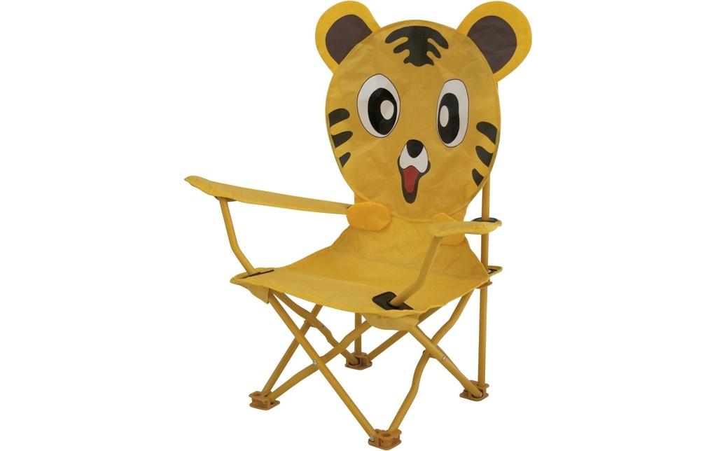 Eurotrail Chaise de camping Ardeche Animal Jaune