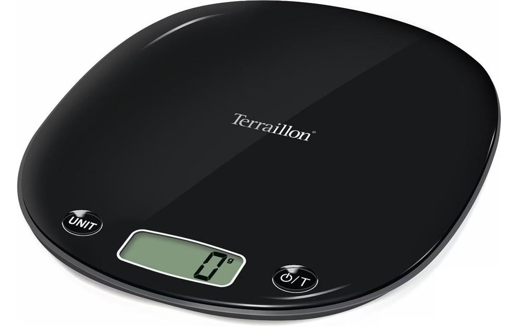 Terraillon Balance de cuisine Macaron + Noir