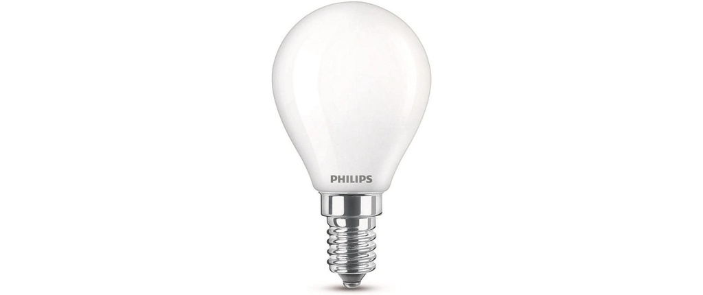 Philips Lampe LEDcla 40W E14 P45 WW FR ND 2PF Blanc chaud (WW)