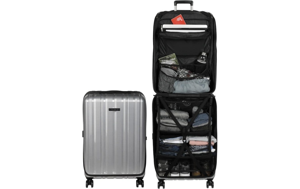 CASYRO Valise Stand-Up Large, 120 L, Gris